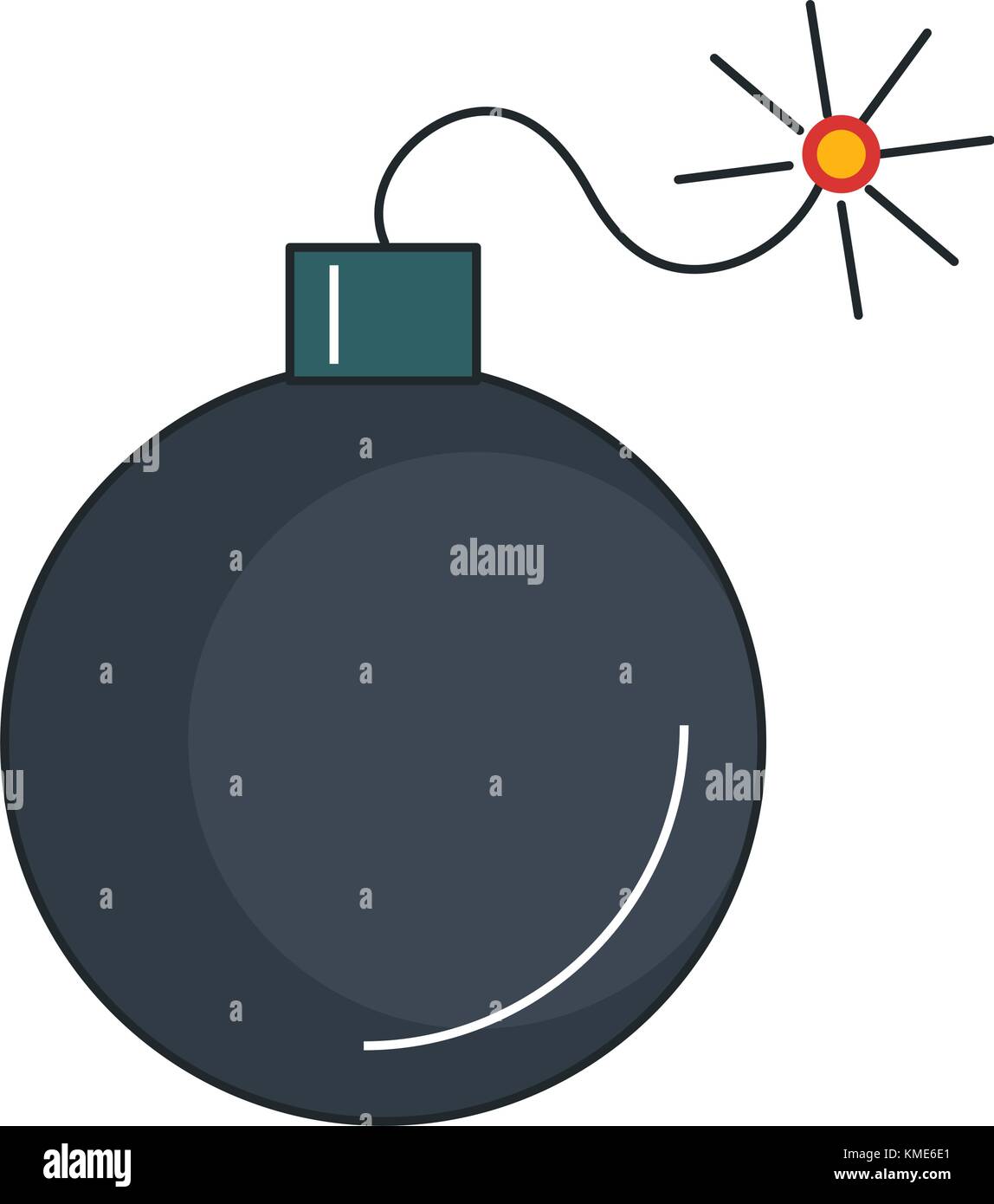 explosive bomb isolated icon vector illustration design Stock Vector ...