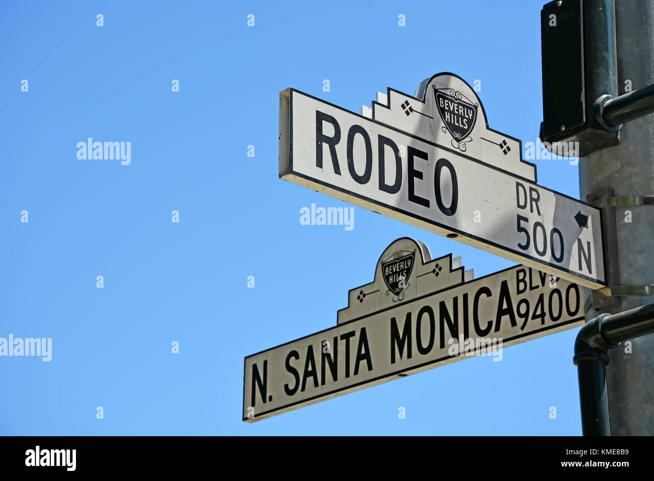 Rodeo Drive Street Sign, Ornate Signage, Beverly Hills by Wernher Krutein