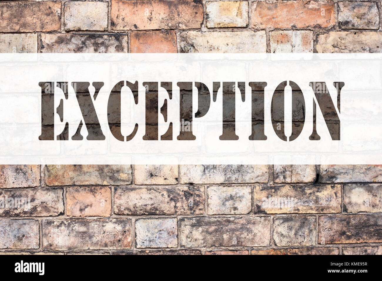Exception Title Image Conceptual announcement text caption inspiration showing Exception ...