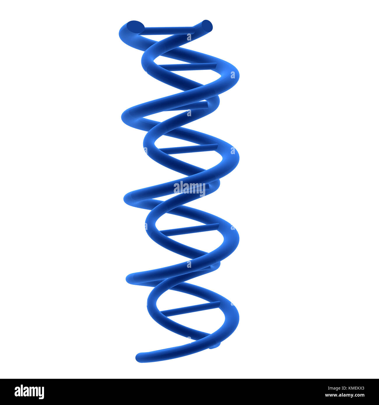 3d dna on a white background Stock Photo - Alamy