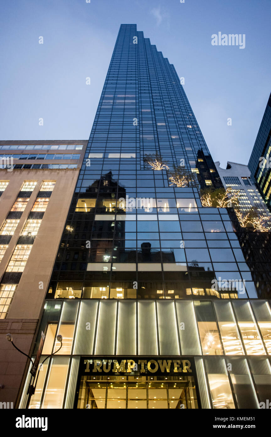 Trump Tower,5th Avenue , Manhattan, New York City, USA Stock Photo