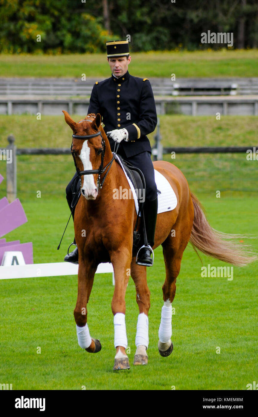 Equestrian show by the Cadre of Saumur horse riders, Grand Parquet