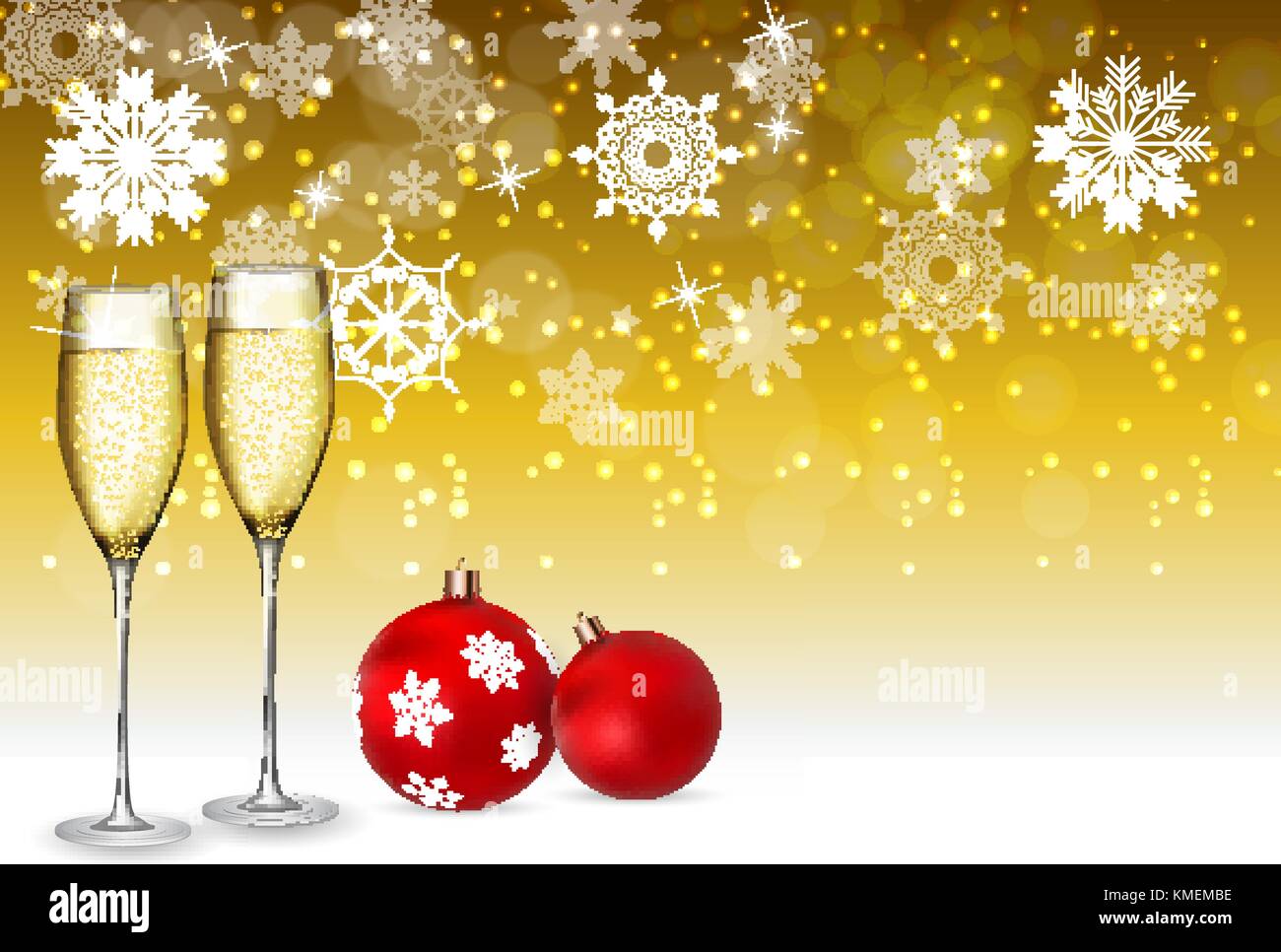 Merry Christmas and New Year Background. Vector Illustration Stock ...