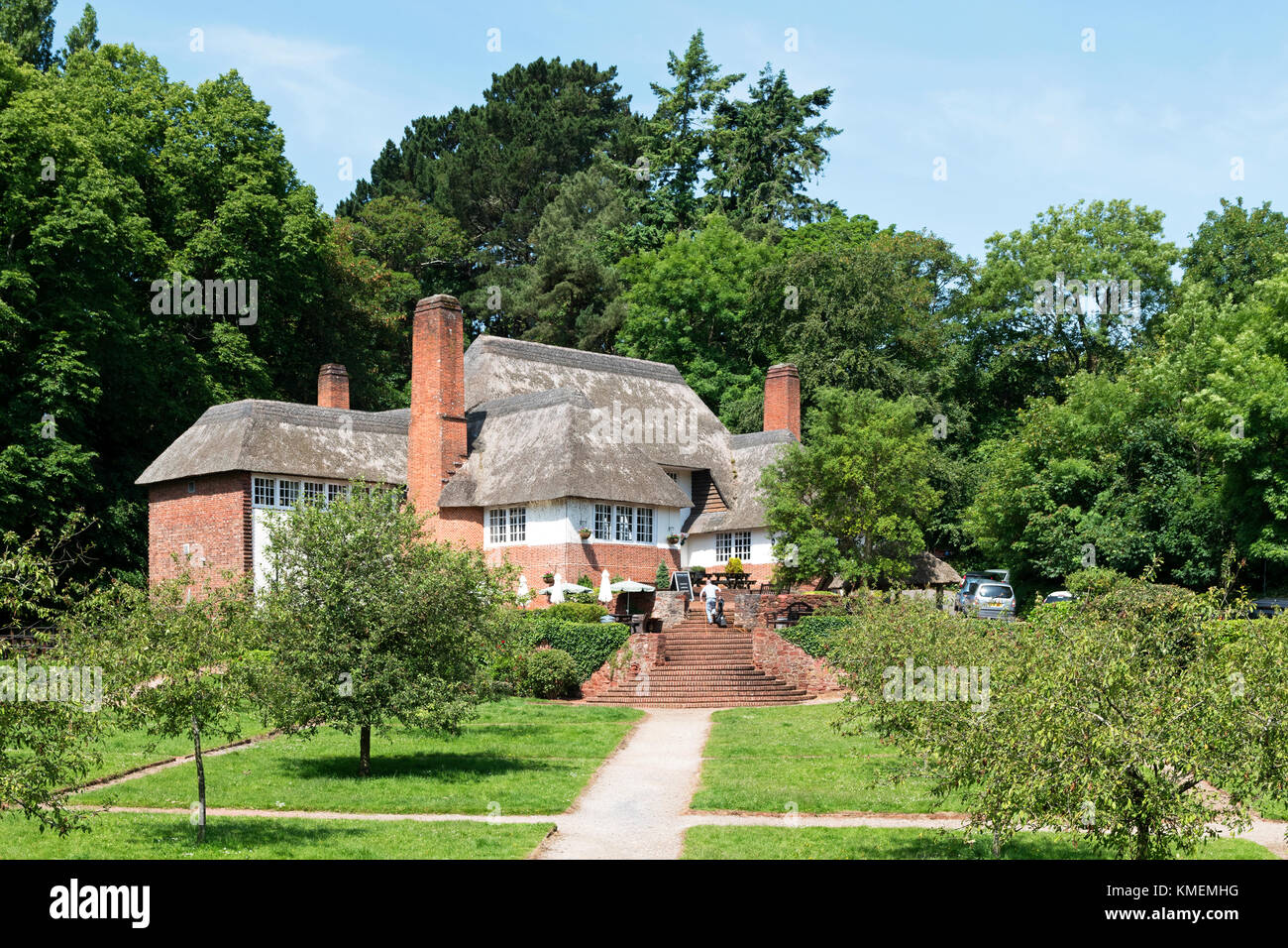lanscombe house in the heritage village of cockington near torquay, devon, england, britain, uk. Stock Photo