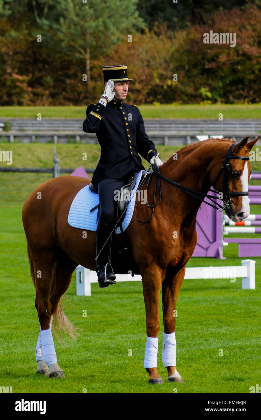 Equestrian show by the Cadre of Saumur horse riders, Grand Parquet