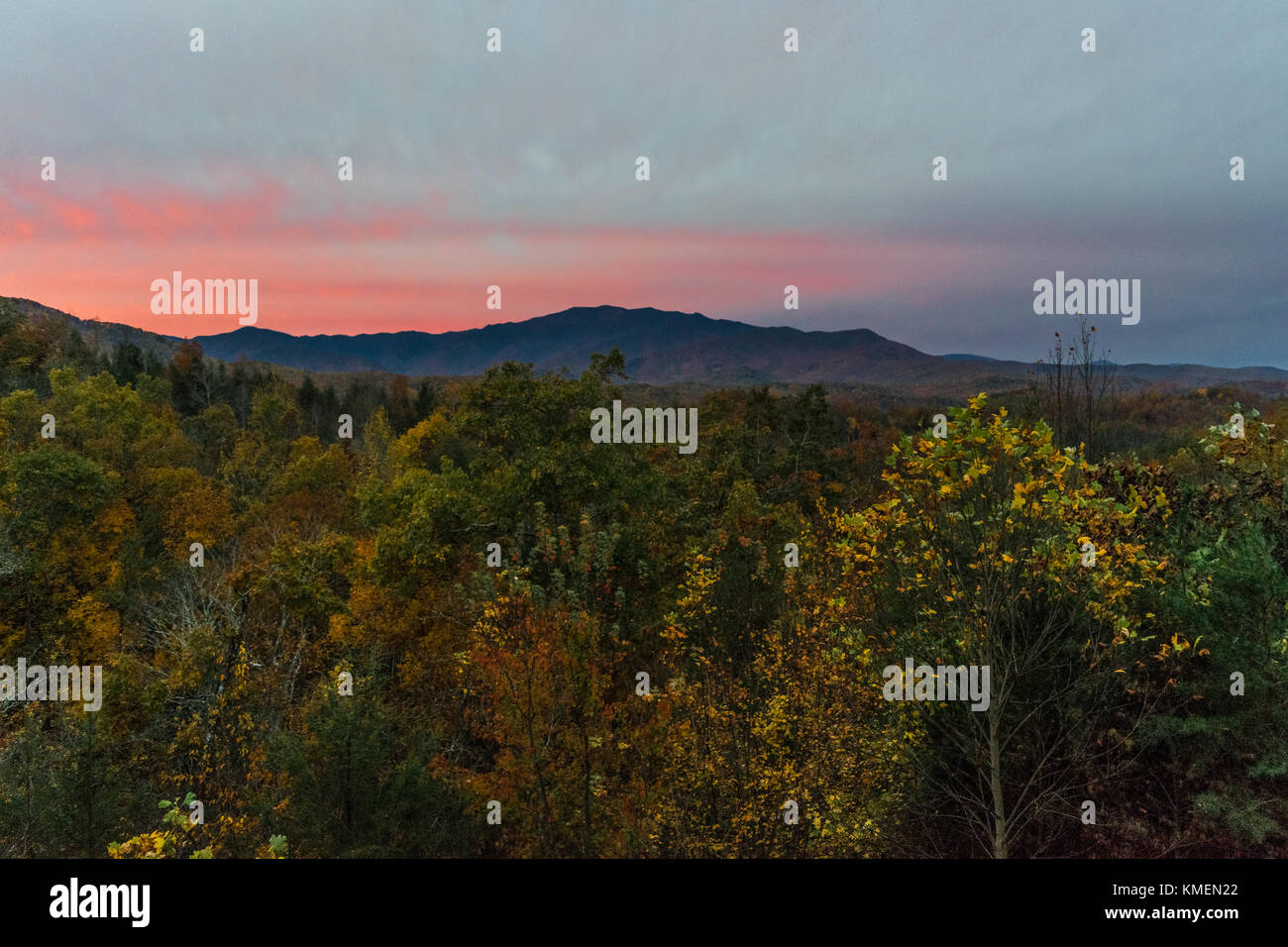 North Carolina mountain views Stock Photo Alamy