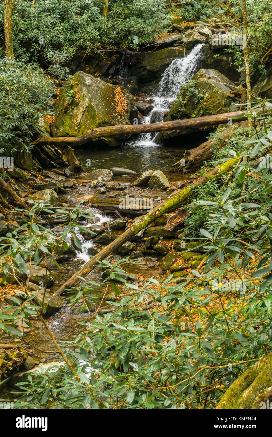 Water fall in the mountains Stock Photo - Alamy