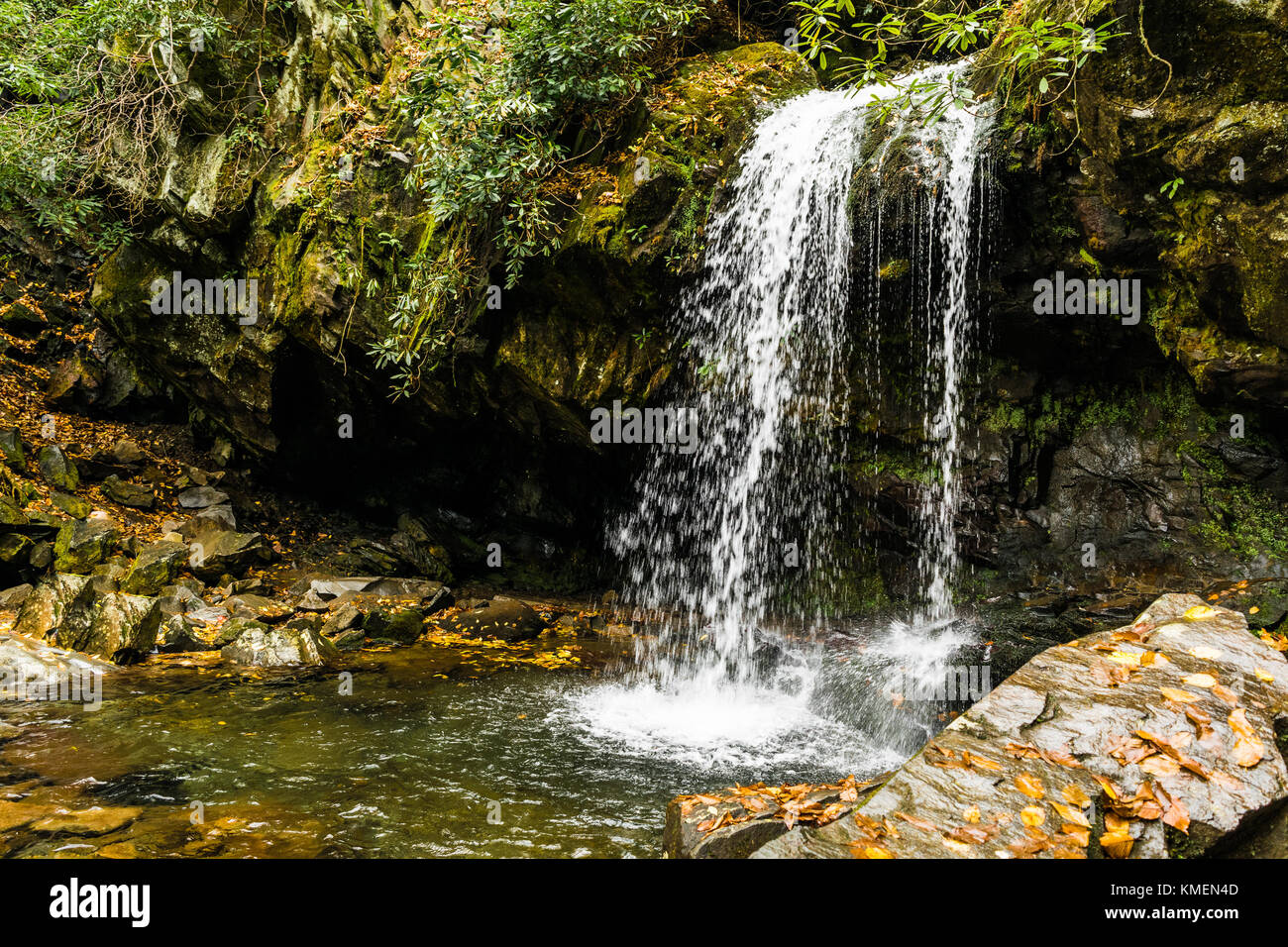 Water fall in the mountains Stock Photo - Alamy