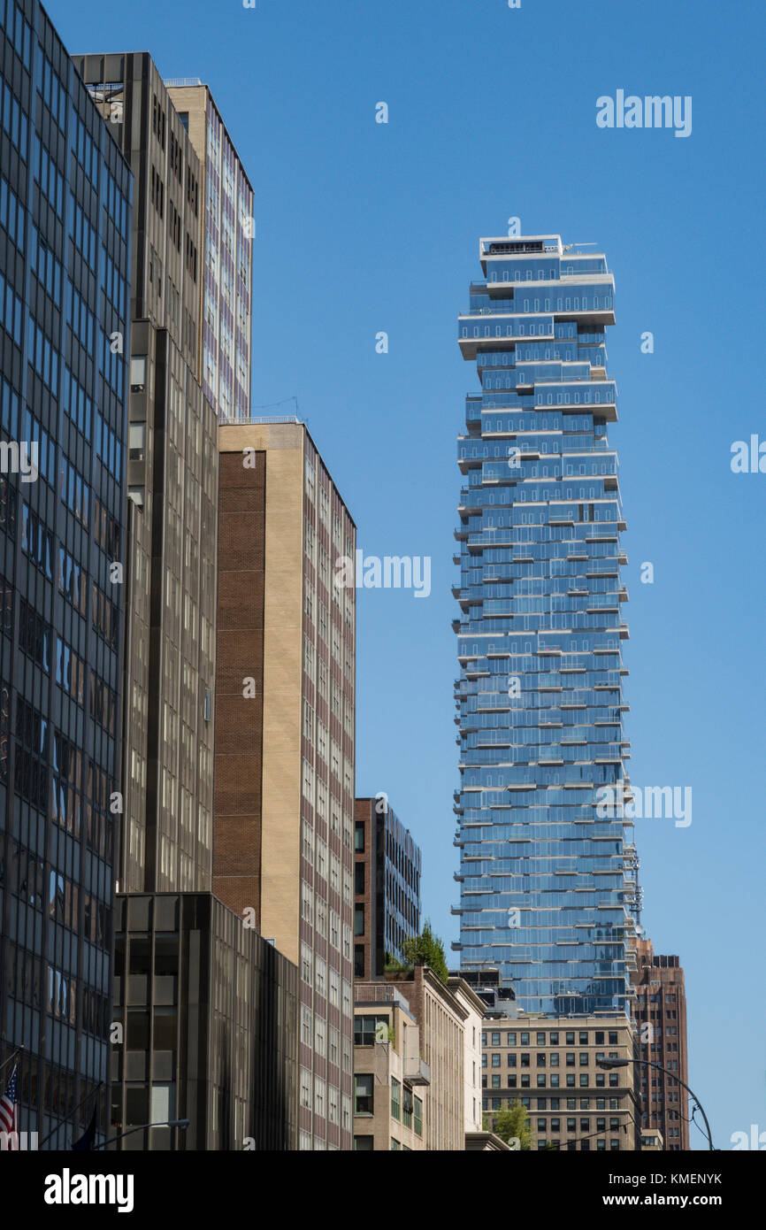 Architecture in Lower Manhattan and Tribeca, NYC, USA Stock Photo