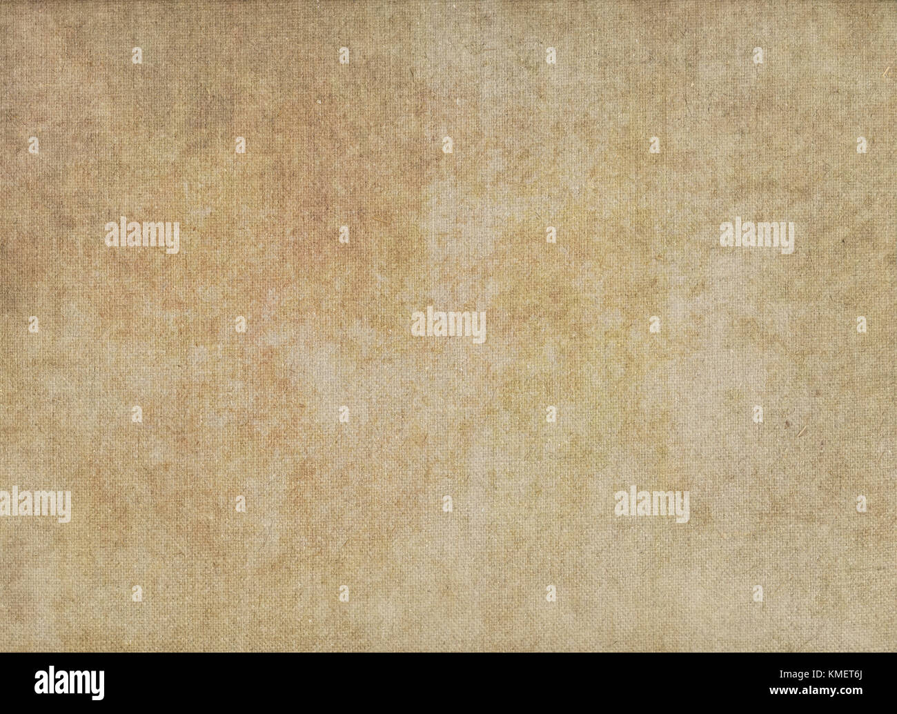 Old dirty canvas texture or background for the design. Natural linen material. Stock Photo