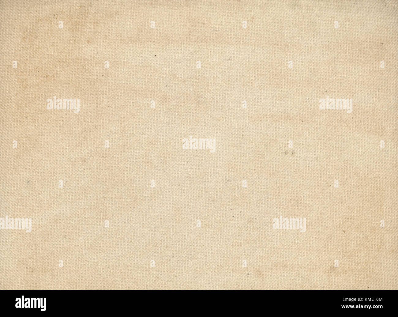 Old dirty canvas texture or background for the design. Natural linen material. Stock Photo