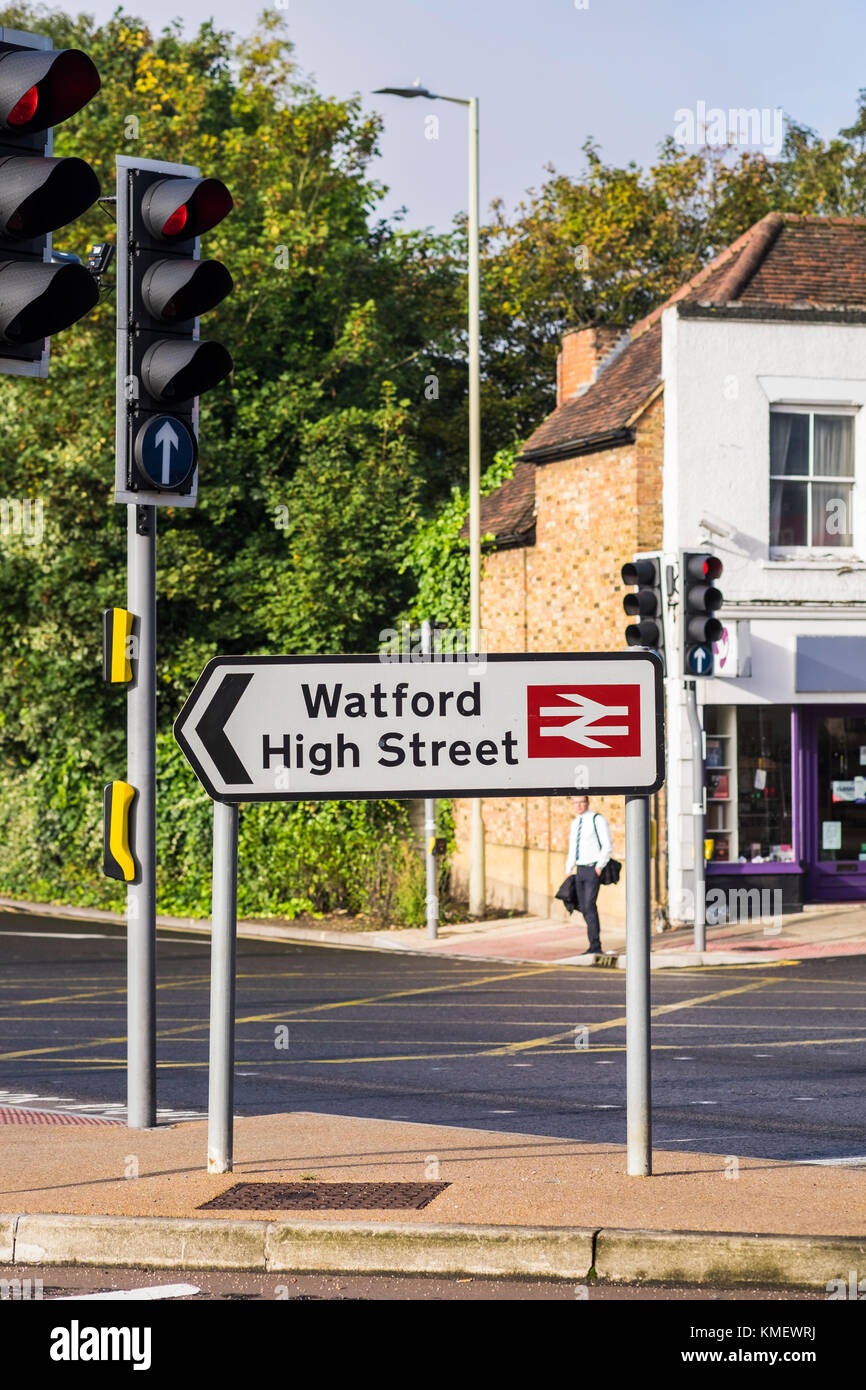 Watford high street hires stock photography and images Alamy