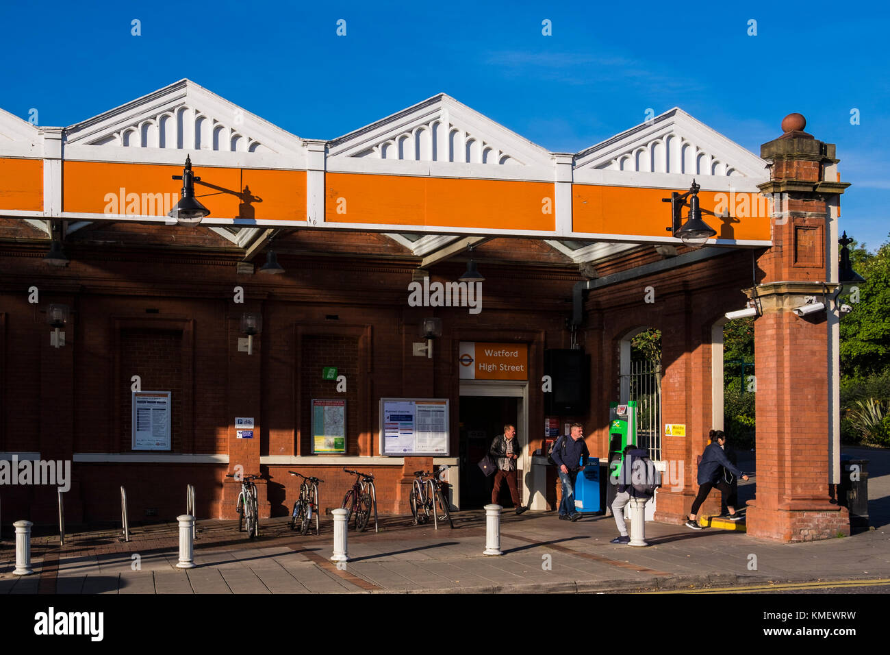 Watford High street station, Watford, Hertfordshire, England, U.K Stock