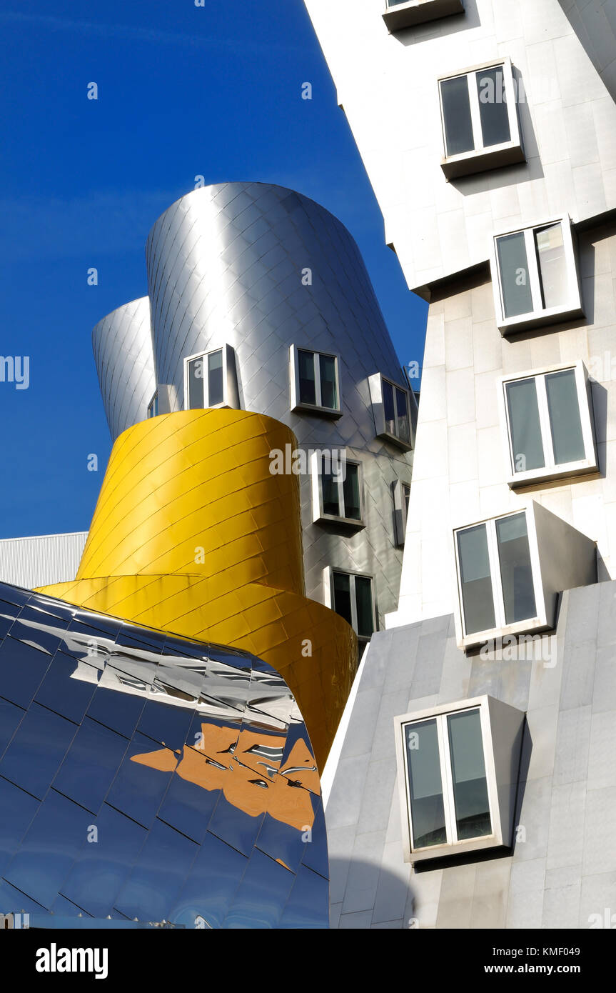 Stata Center Building at MIT, Cambridge. Postmodern architecture. Stock Photo