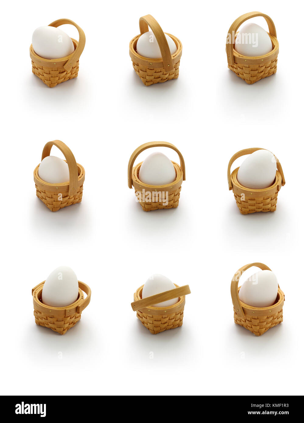 Dont put all your eggs in one basket hires stock photography and
