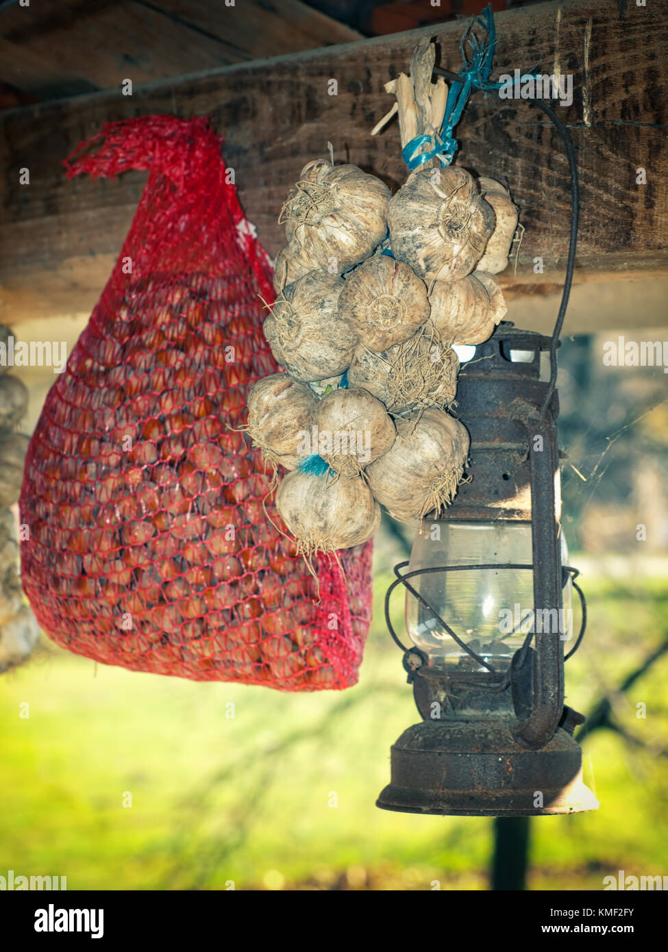 Usual things you can see in the village. Stock Photo