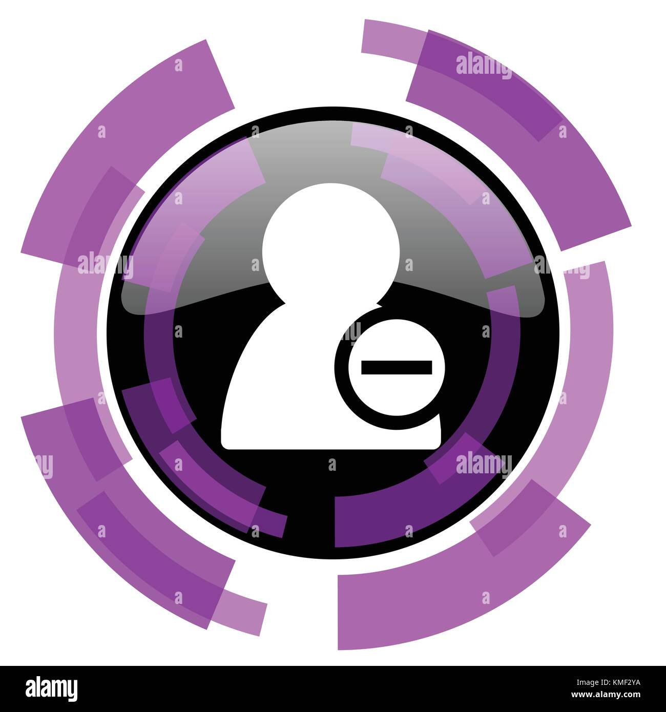 Remove contact pink violet modern design vector web and smartphone icon ...
