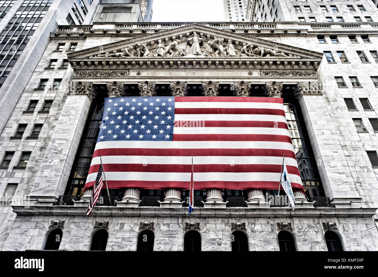 New York Stock Exchange Manhattan, Wall Street, New York Stock Photo