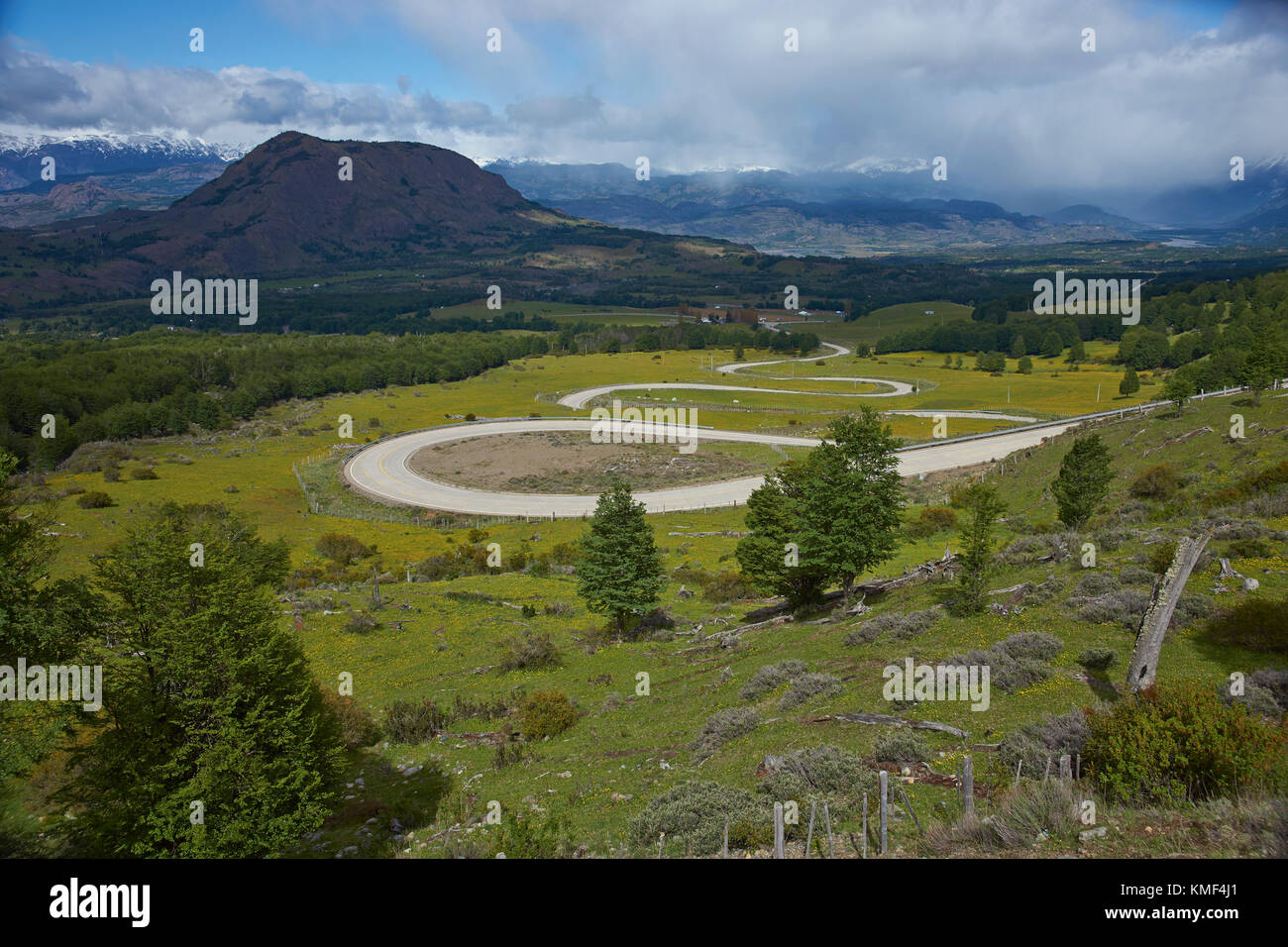 The Carretera Austral; famous road connecting remote towns and villages