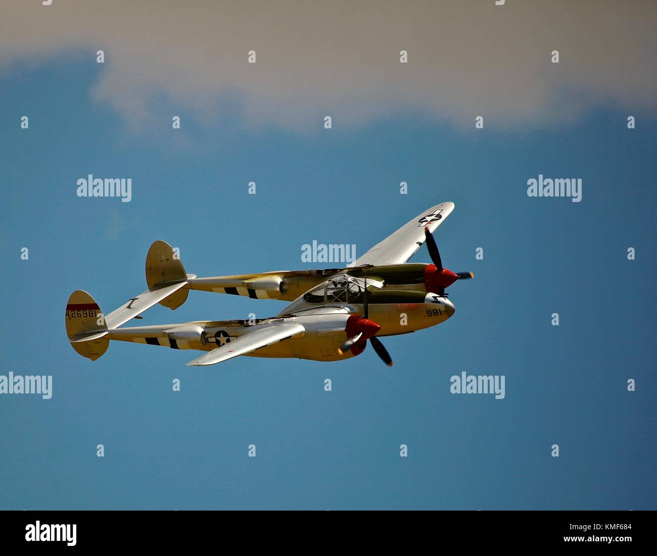 P-38 Lightning Stock Photo