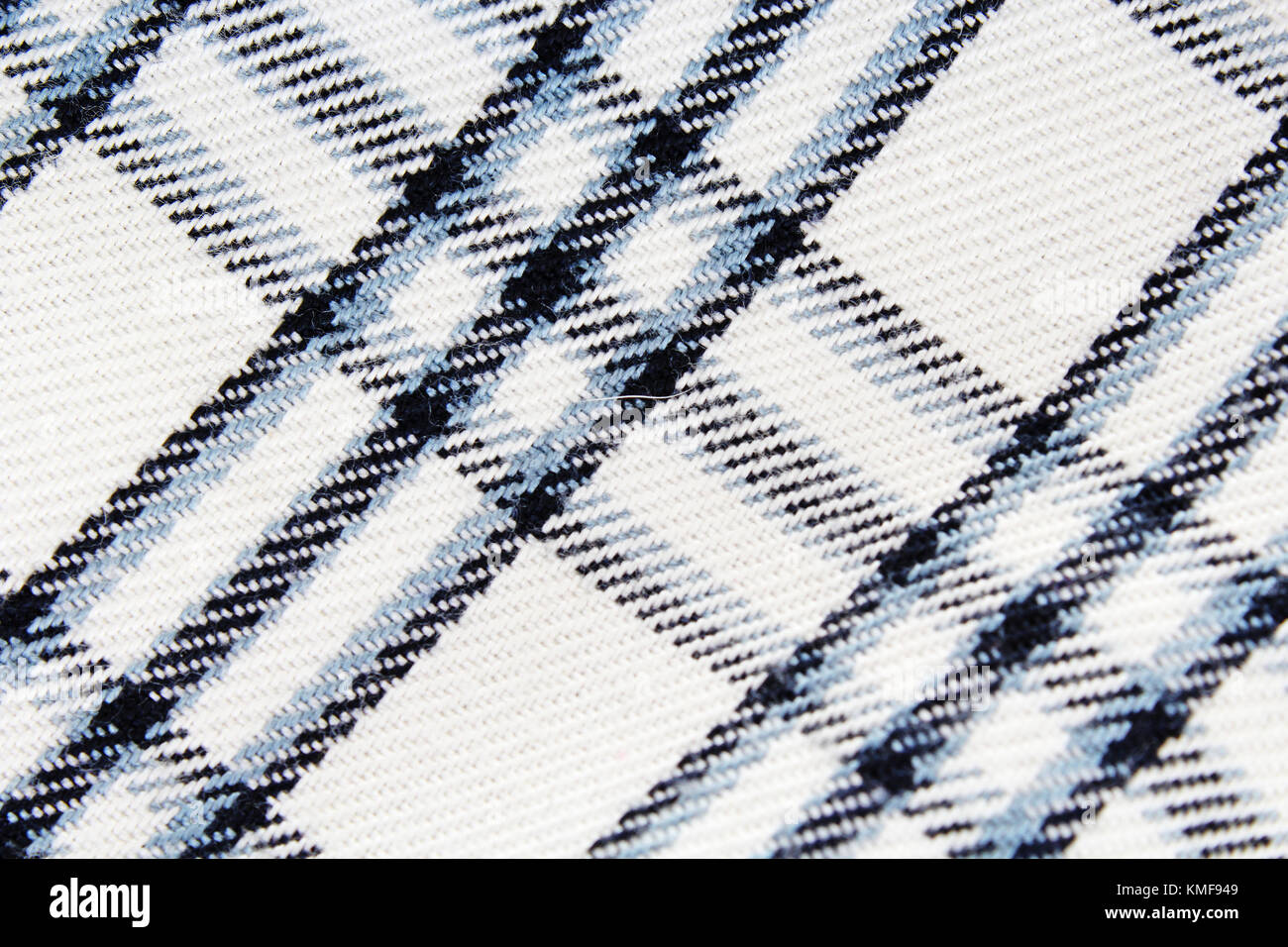 Chequered checked fabric dress material cloth texture pattern Stock Photo Alamy