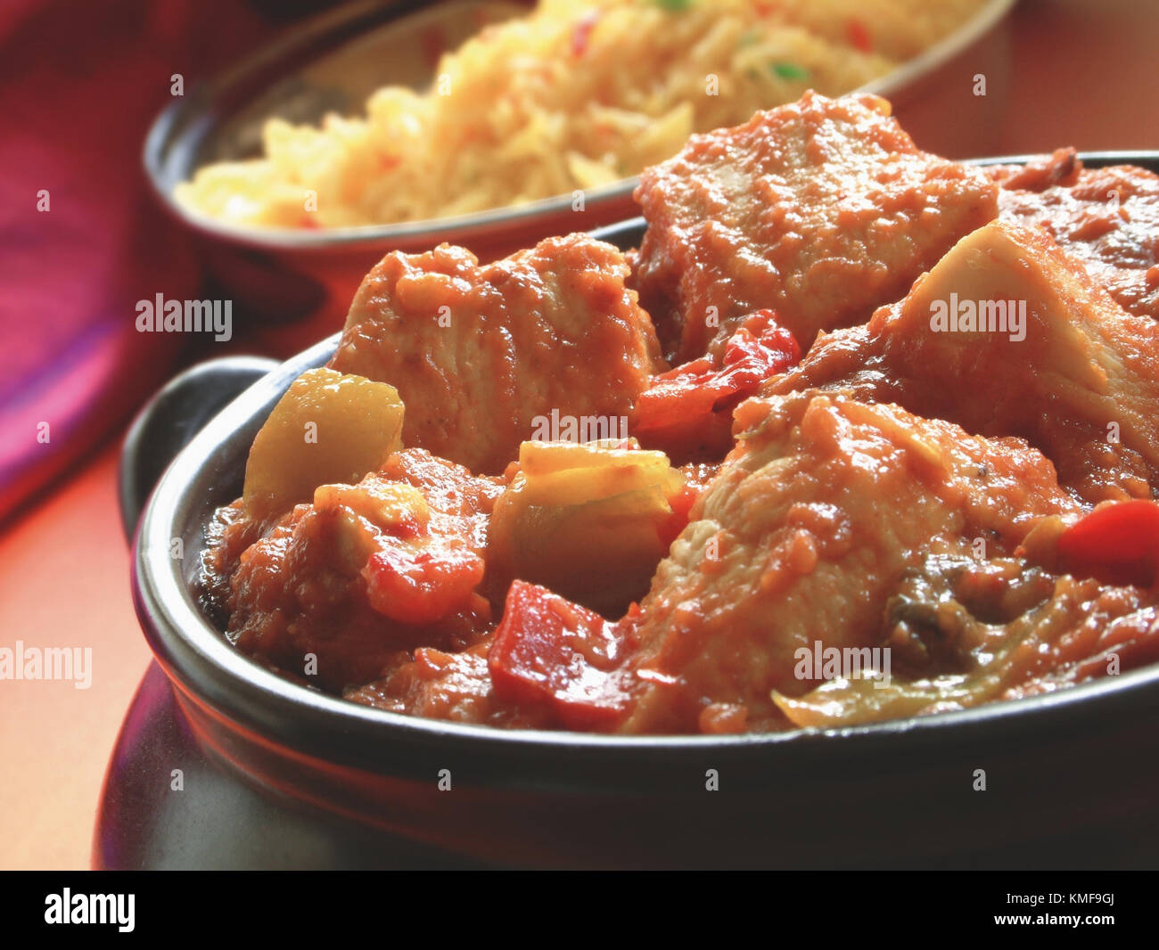 Traditional Indian curry meal Stock Photo - Alamy