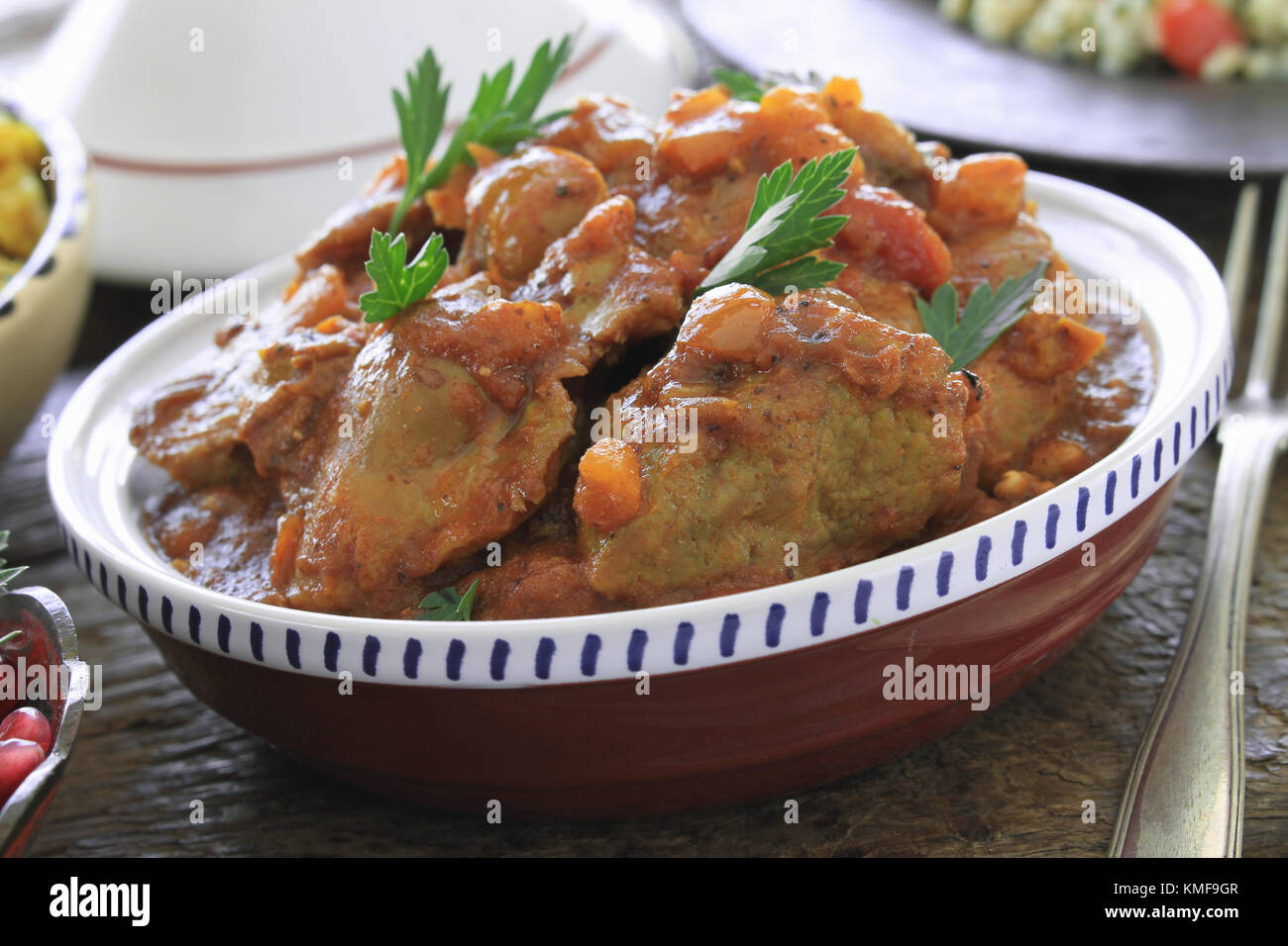 Traditional Indian curry meal Stock Photo - Alamy