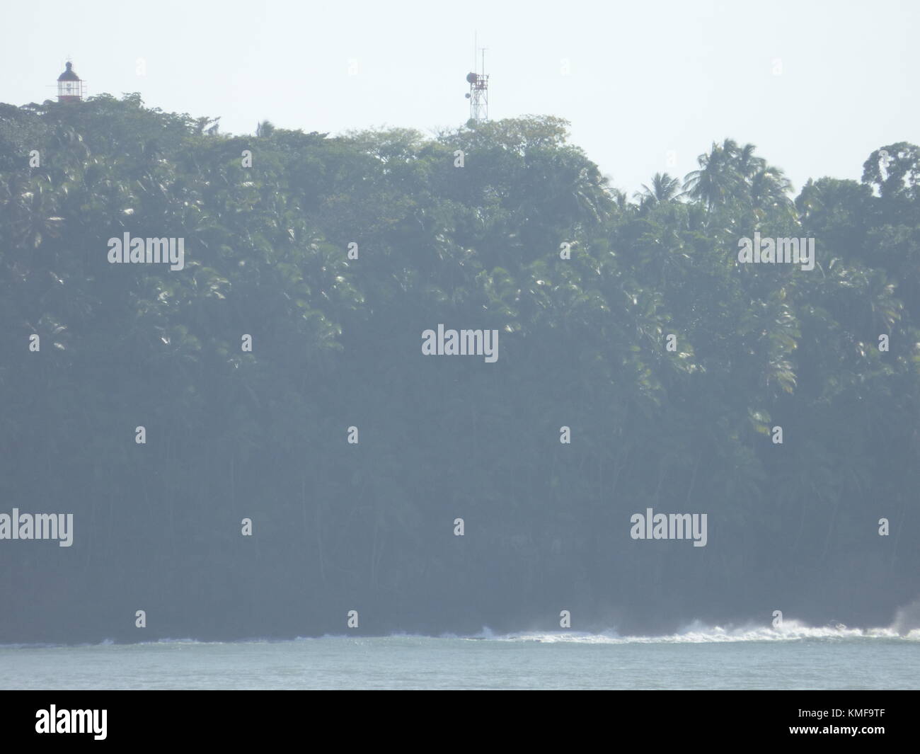 The Island of Cayenne / Devil's Island off French Guyana imortalised in