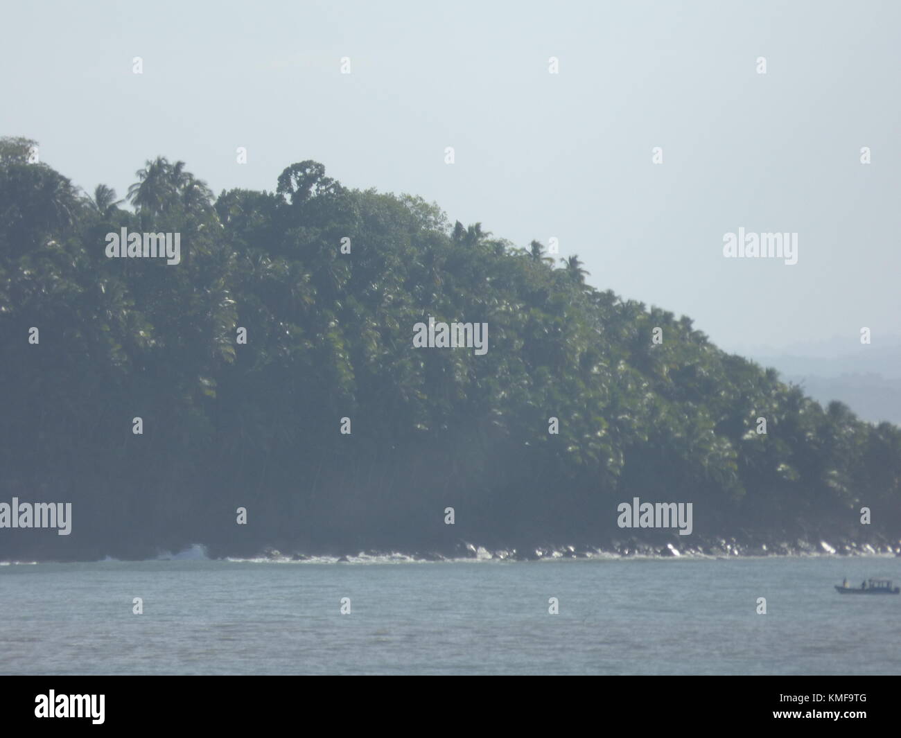 The Island of Cayenne / Devil's Island off French Guyana imortalised in