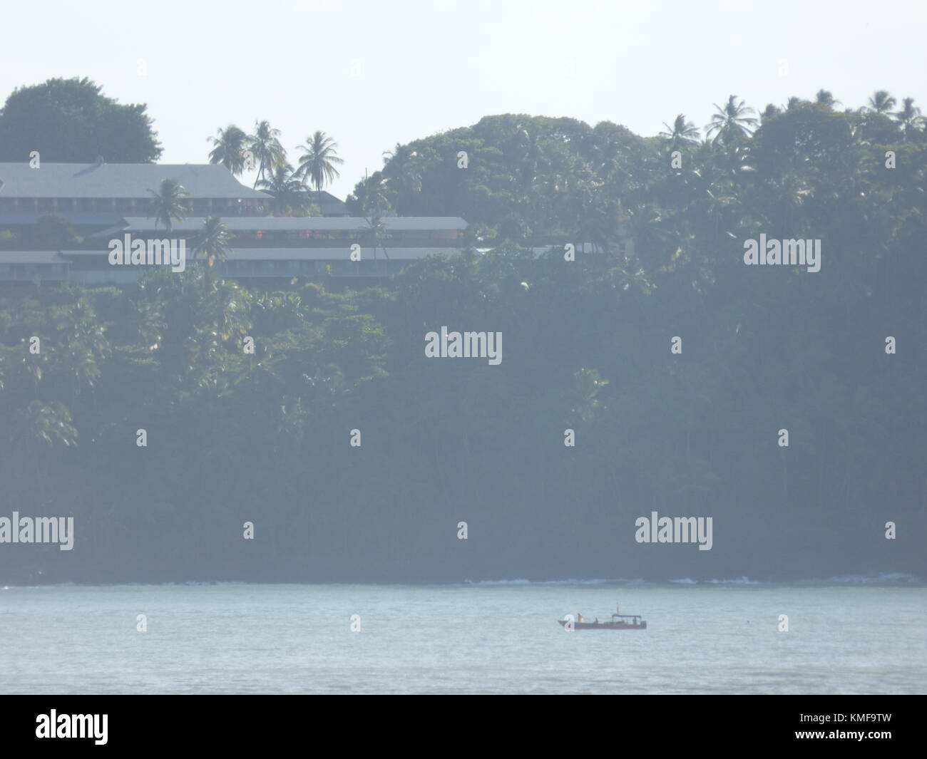 The Island of Cayenne / Devil's Island off French Guyana imortalised in