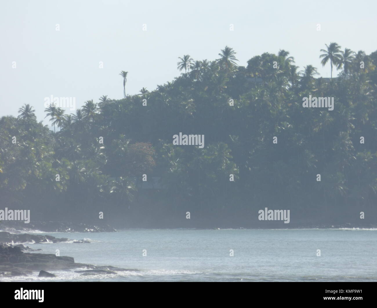 The Island of Cayenne / Devil's Island off French Guyana imortalised in