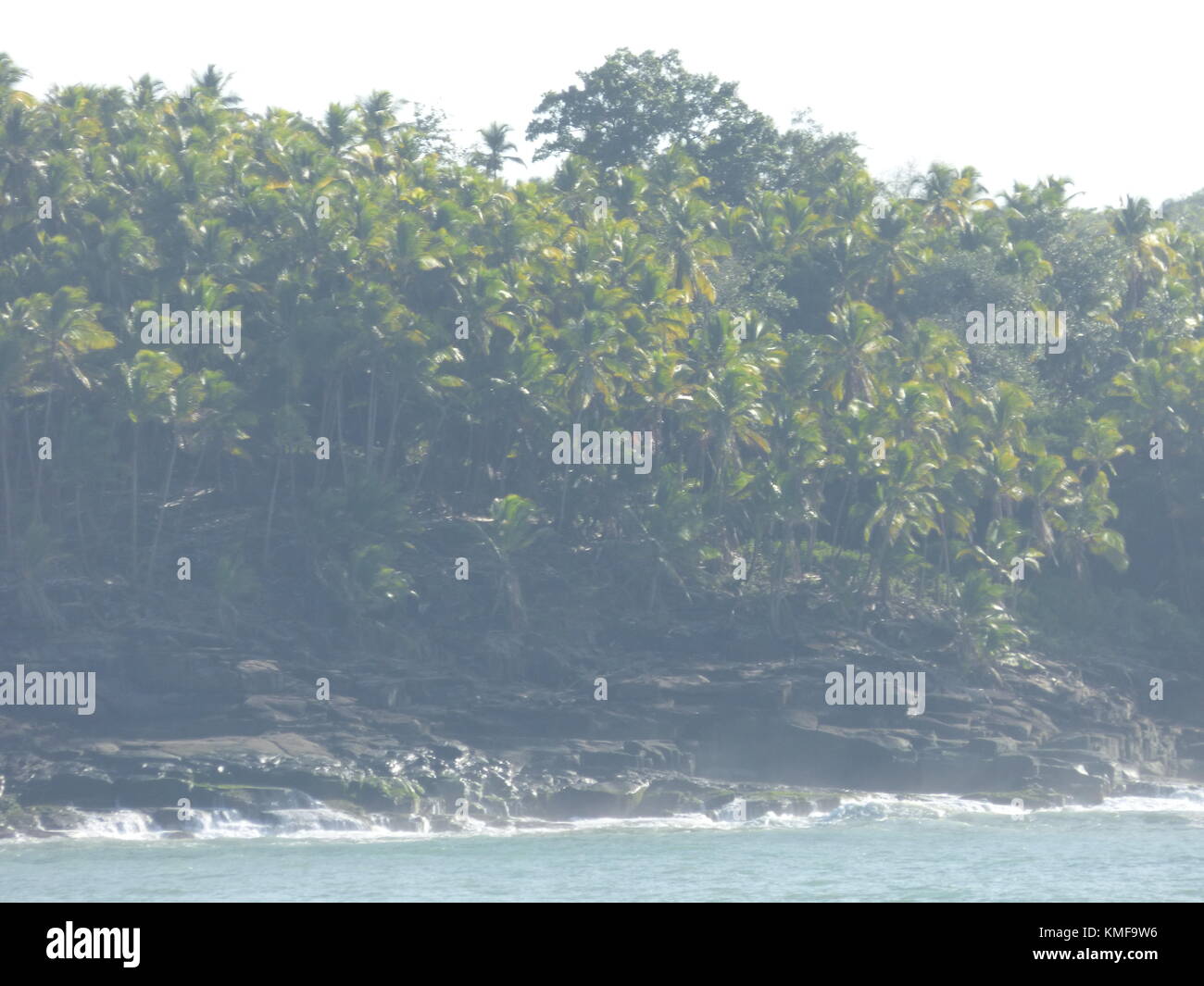 The Island of Cayenne / Devil's Island off French Guyana imortalised in
