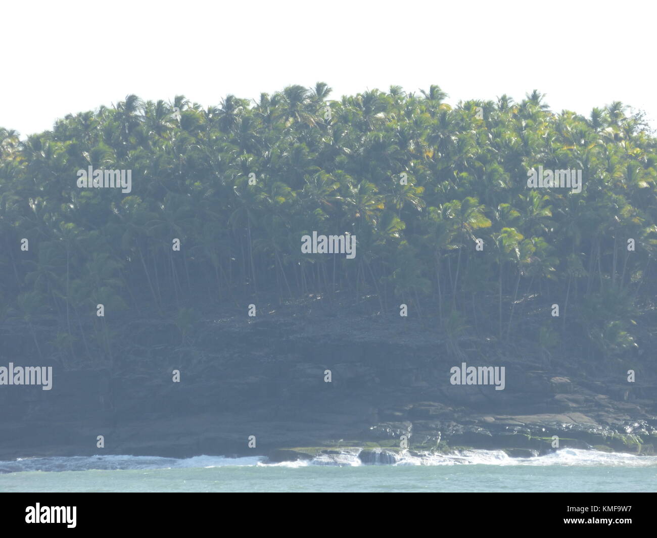 The Island of Cayenne / Devil's Island off French Guyana imortalised in