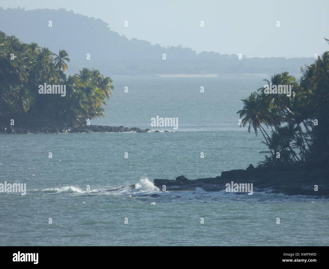 The Island of Cayenne / Devil's Island off French Guyana imortalised in