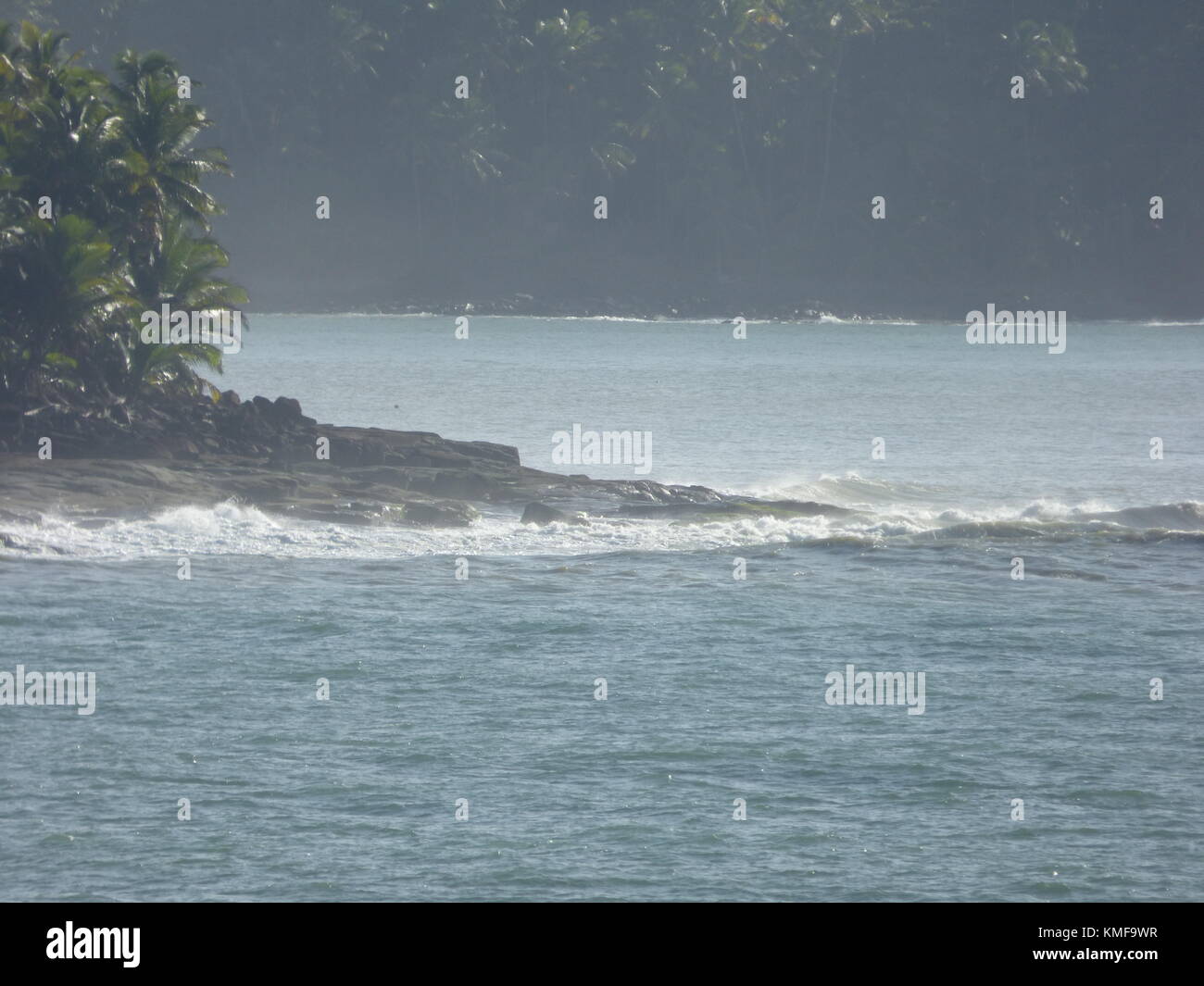 The Island of Cayenne / Devil's Island off French Guyana imortalised in