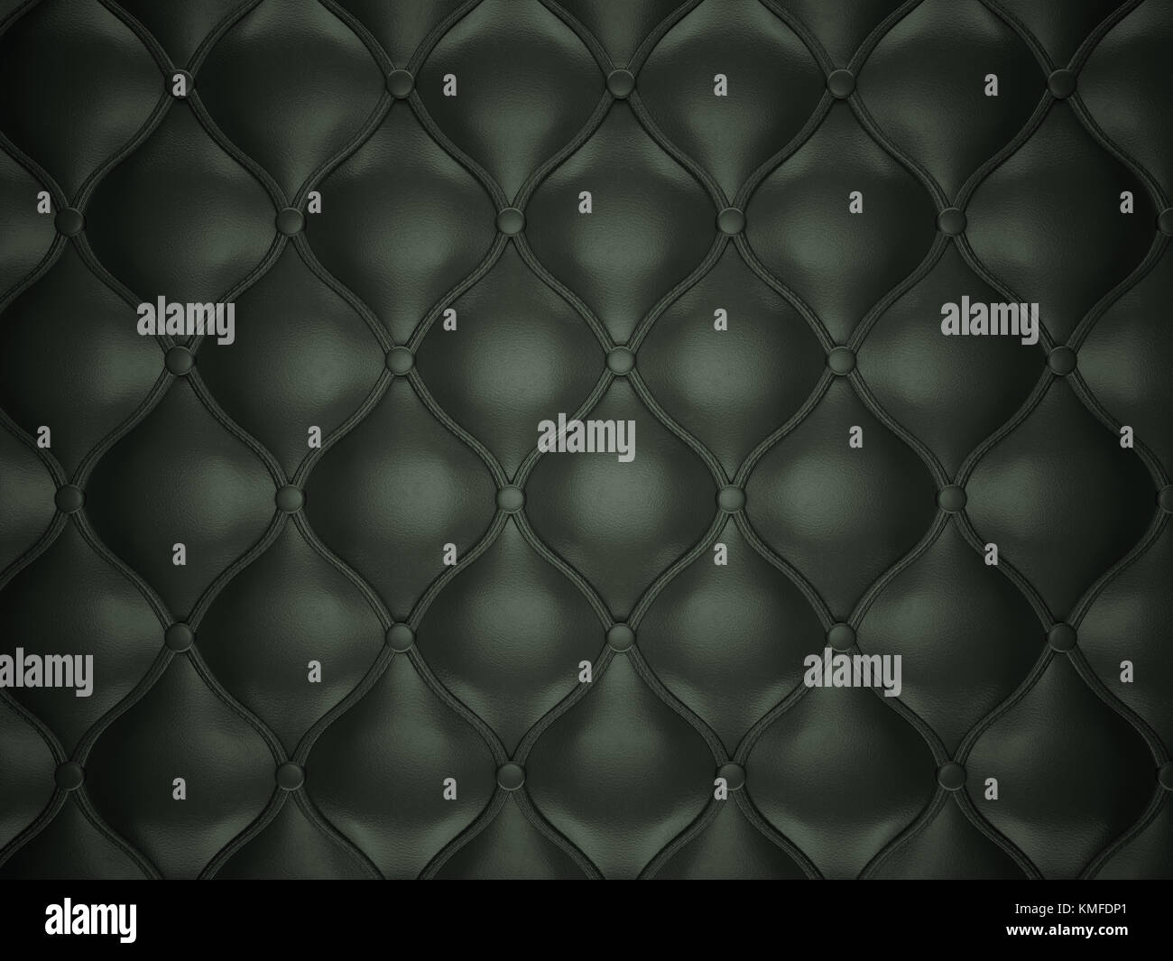 Black leather background with buttons. Luxury texture and background