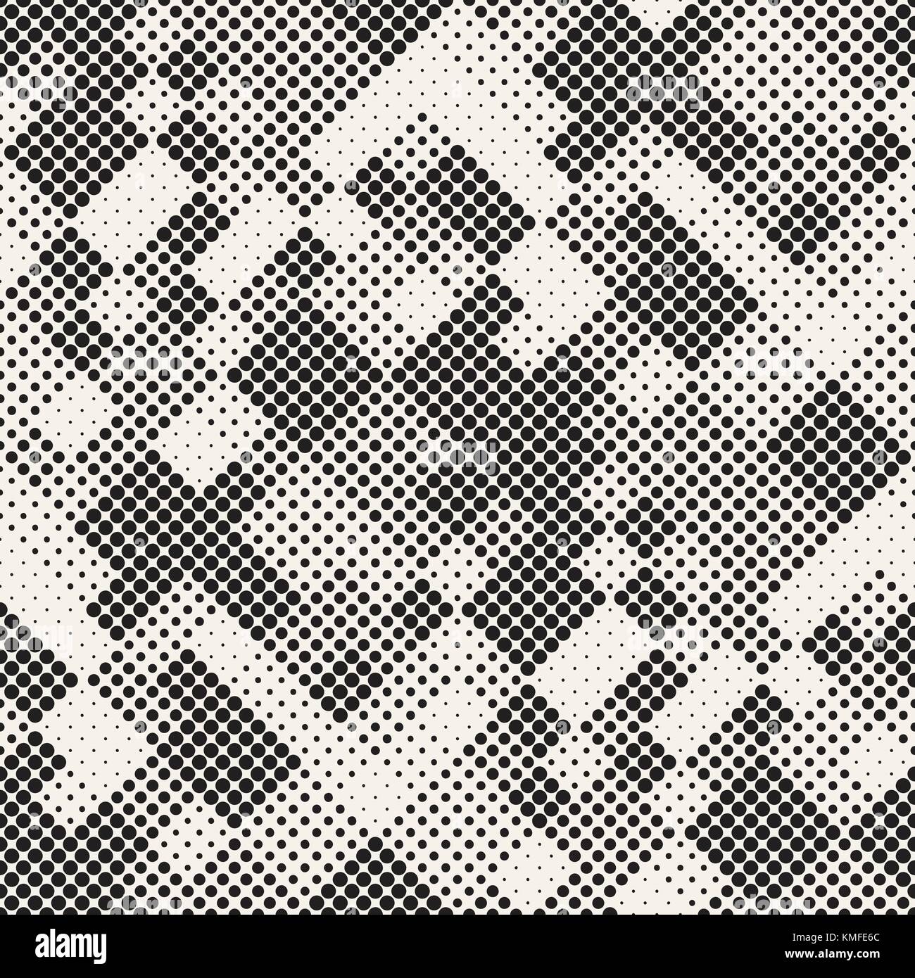 Modern Stylish Halftone Texture. Endless Abstract Background With ...