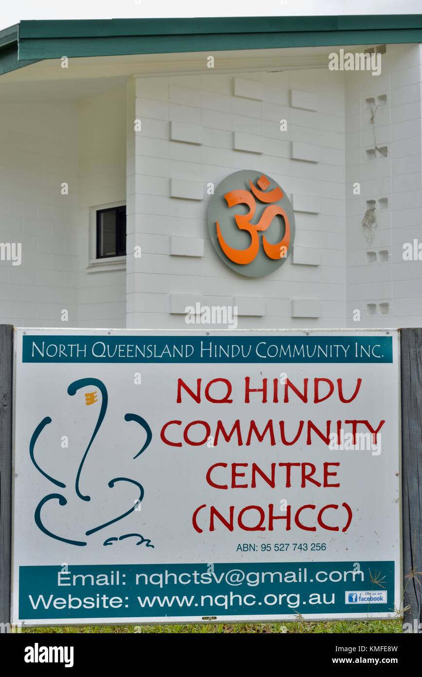 NQ Hindu Community Centre (NQHCC), Townsville, Queensland, Australia Stock Photo