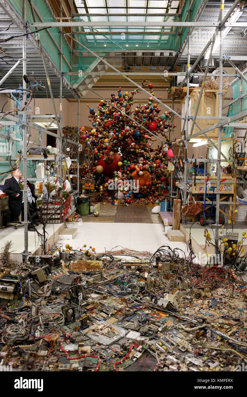 Kristof Kintera Nervous Trees Art Exhibition At Galerie - 