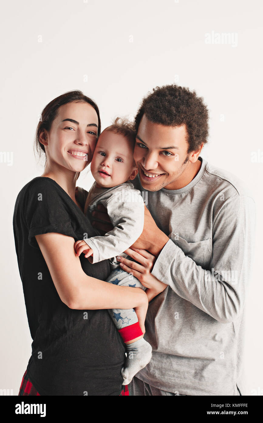 One happy family Stock Photo - Alamy