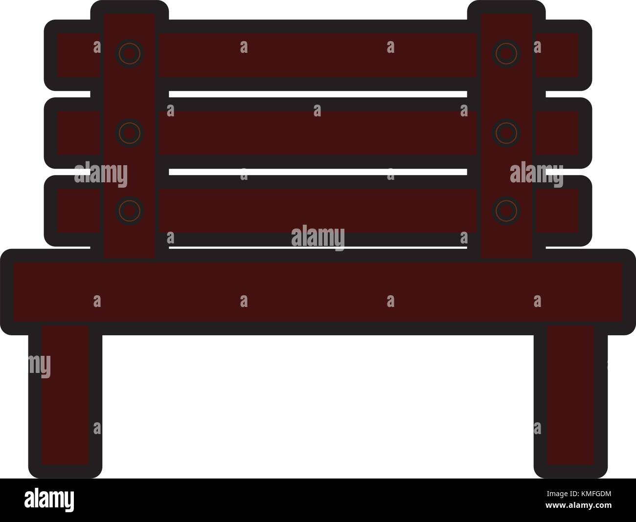 bench outdoor furniture icon image Stock Vector Image & Art Alamy