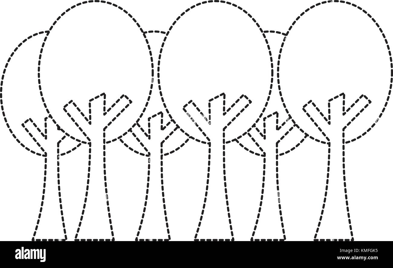 trees forest icon image Stock Vector Image & Art - Alamy