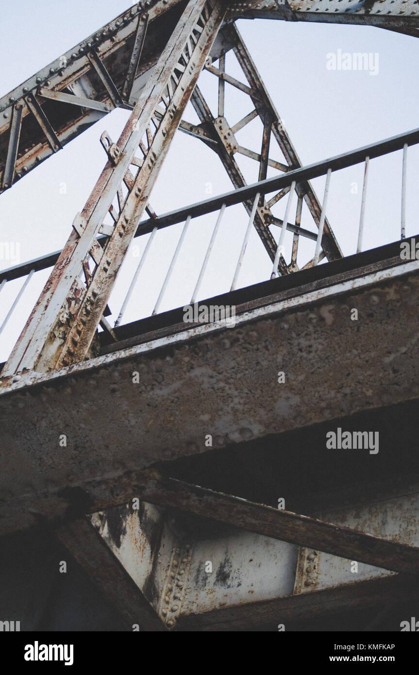 Closeup railway bridge hi-res stock photography and images - Alamy
