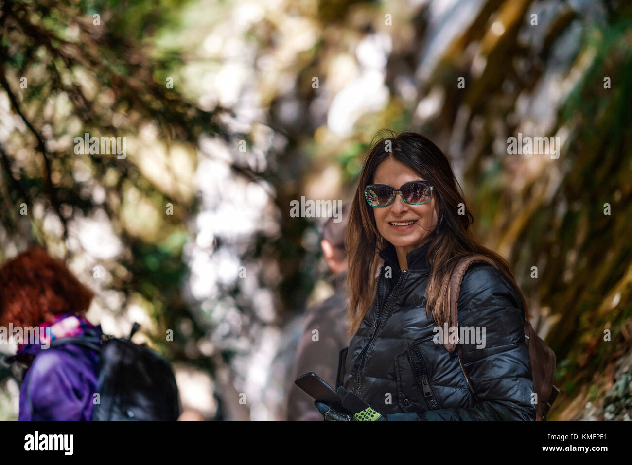 Outdoor portrait tourist woman hi-res stock photography and images - Alamy