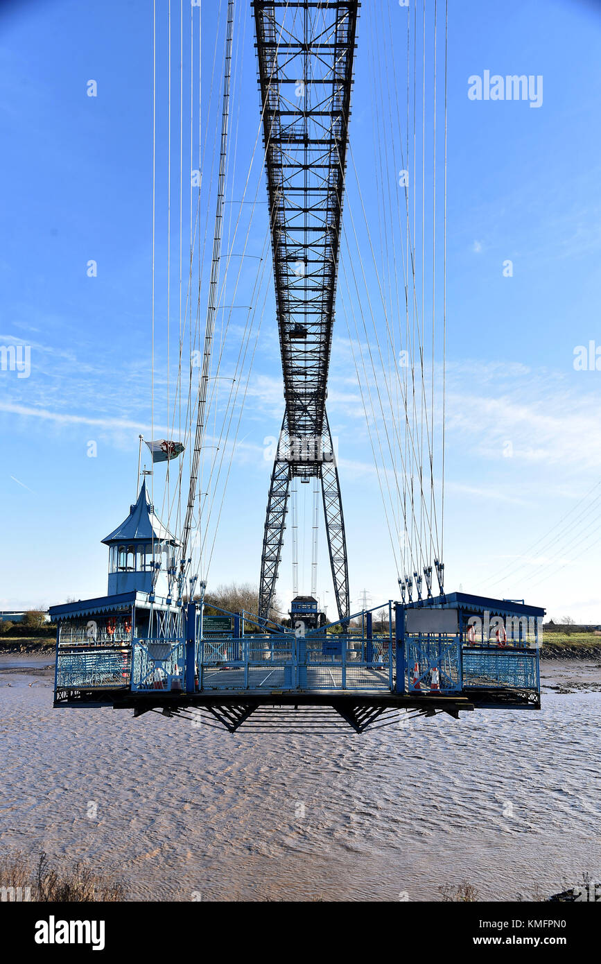 Newport Transport Bridge Stock Photo