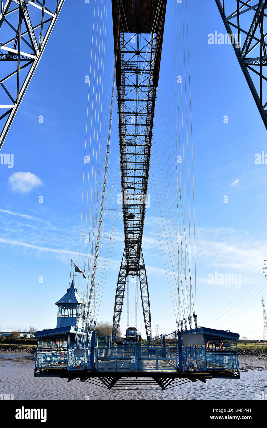 Newport Transport Bridge Stock Photo