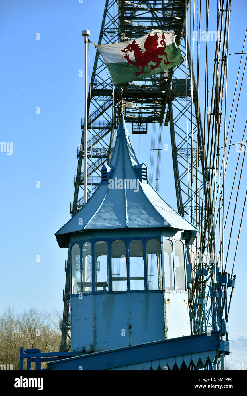 Newport Transport Bridge Stock Photo