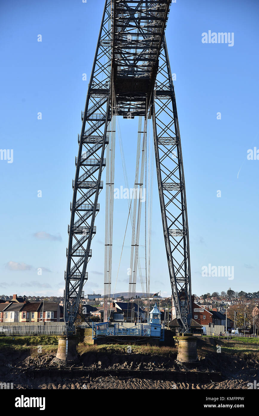 Newport Transport Bridge Stock Photo