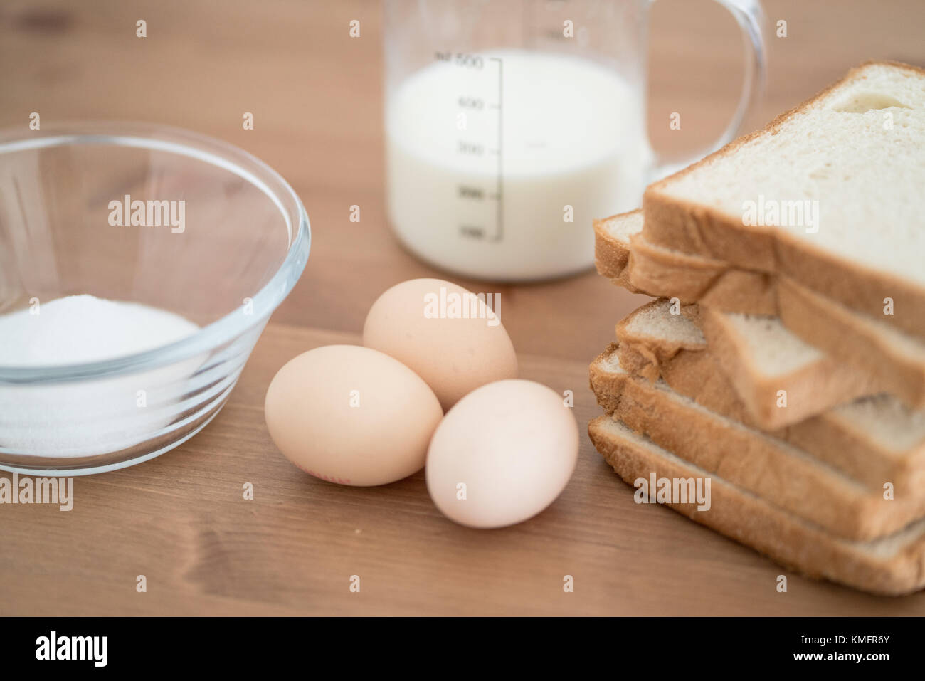 Preparation of recipe ingredients hires stock photography and images
