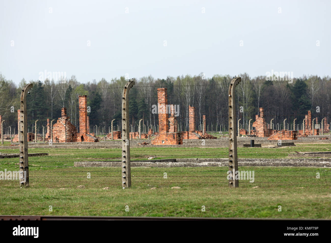 Auschwitz II Birkenau. Poland. The biggest nazi concentration camp in  Europe and now the State Museum Auschwitz-Birkenau Stock Photo - Alamy